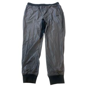 Nike Men’s Large Lightweight Windbreaker Jogger Pants Gray Elastic Cuff Track
